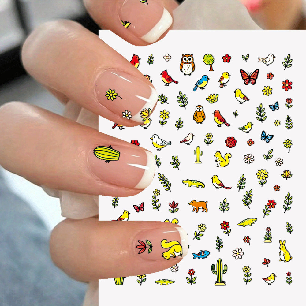 Niedliche Hunde-Themen-Nagelkunst-Sticker