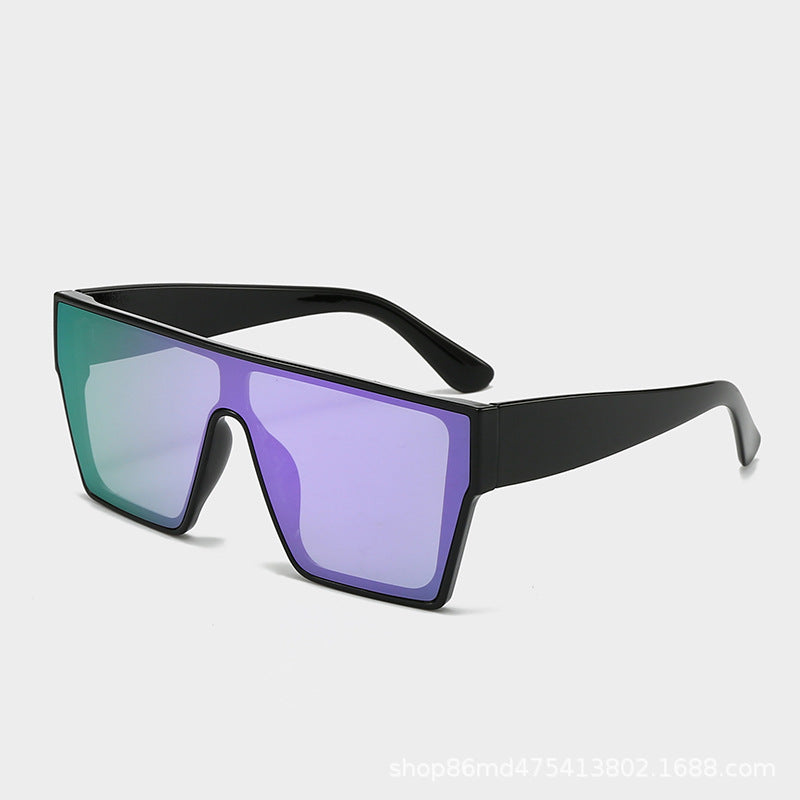 Damen große rechteckige Sonnenbrille mit modernem Rahmen und UV-Schutz Karnz