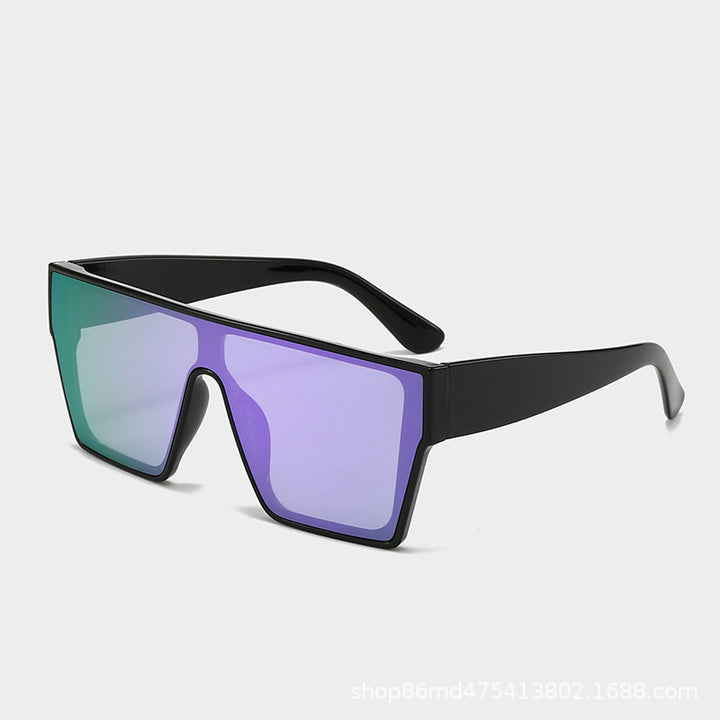Damen große rechteckige Sonnenbrille mit modernem Rahmen und UV-Schutz Karnz