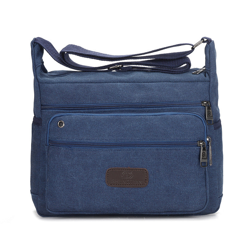 Vielseitige Canvas Messenger Bag