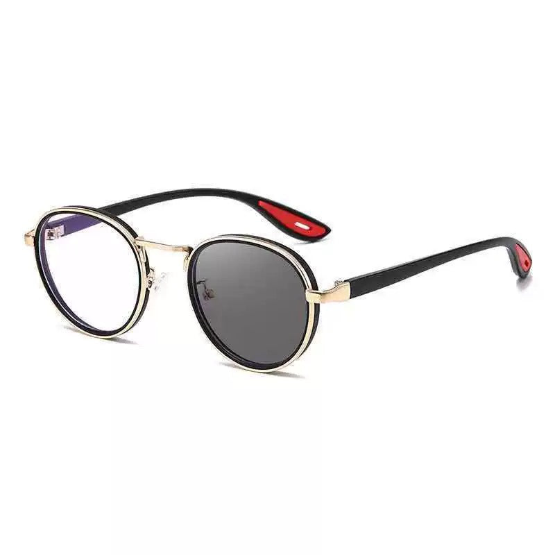 Moderne Runde Rahmen Sonnenbrille Karnz