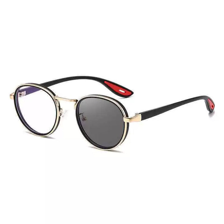 Moderne Runde Rahmen Sonnenbrille Karnz