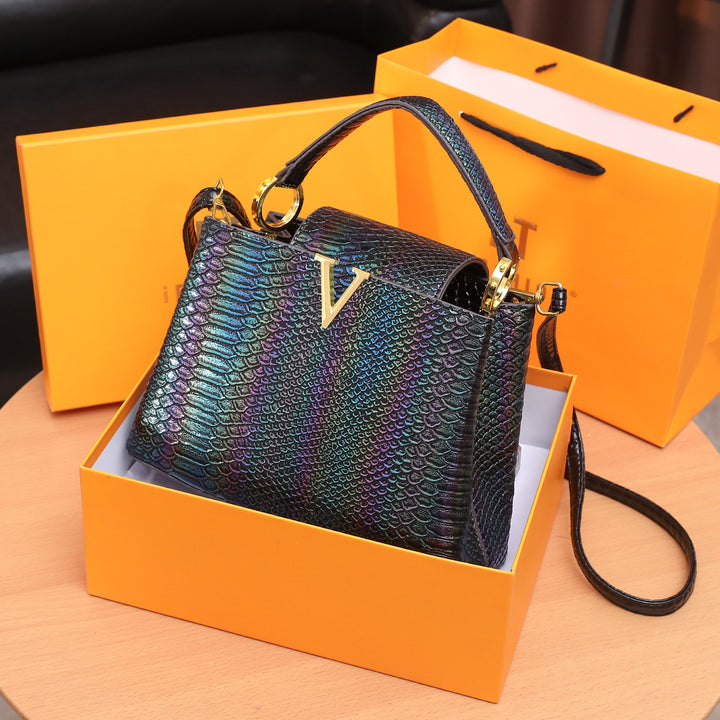Statement Exotische Haut Handtasche