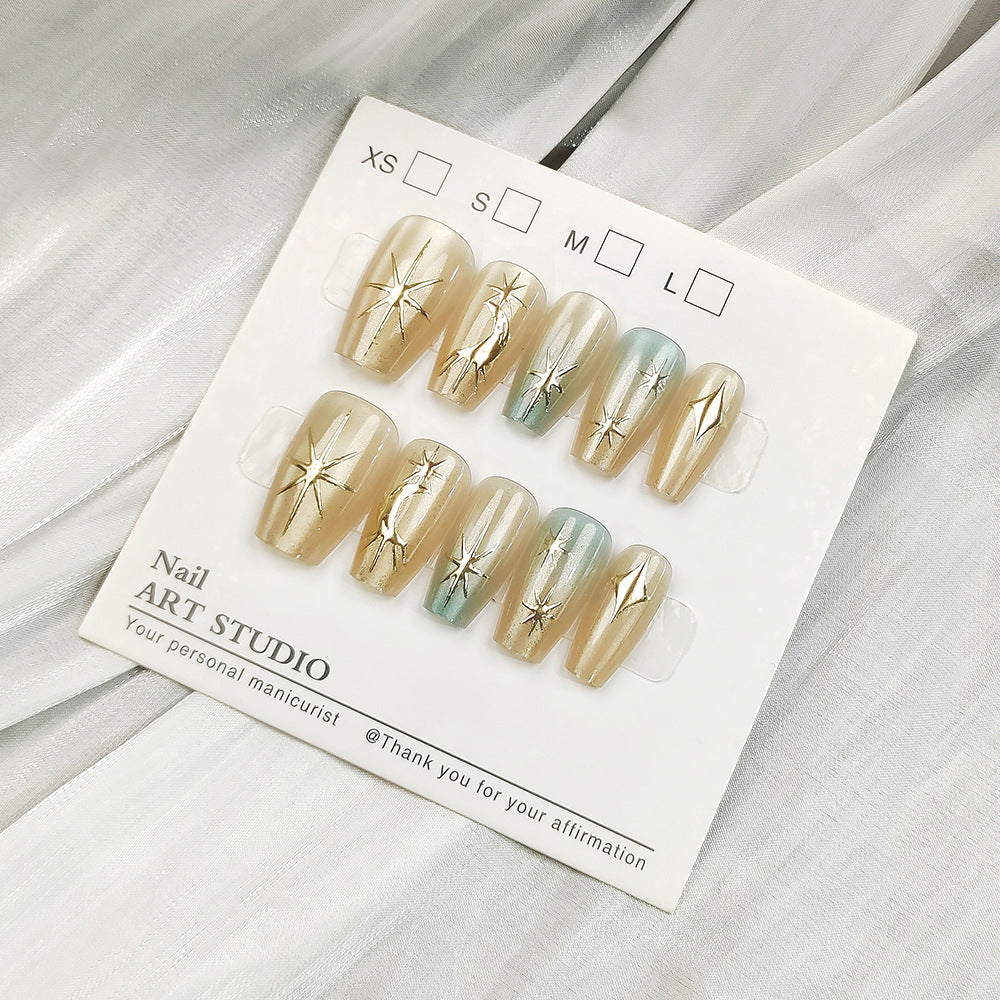 Künstliche Glitzer-Nagelspitzen Karnz