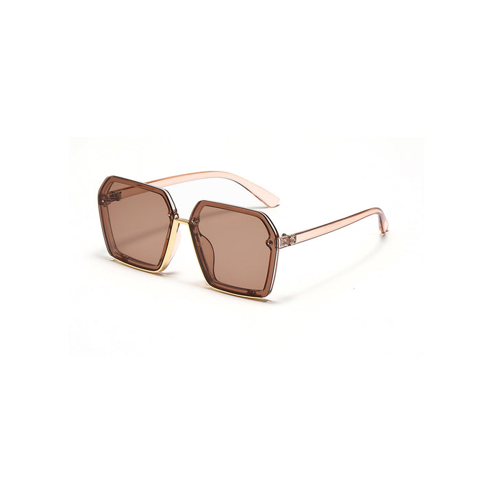 Damen kreative oversized Sonnenbrille mit einzigartiger Geometrie Karnz