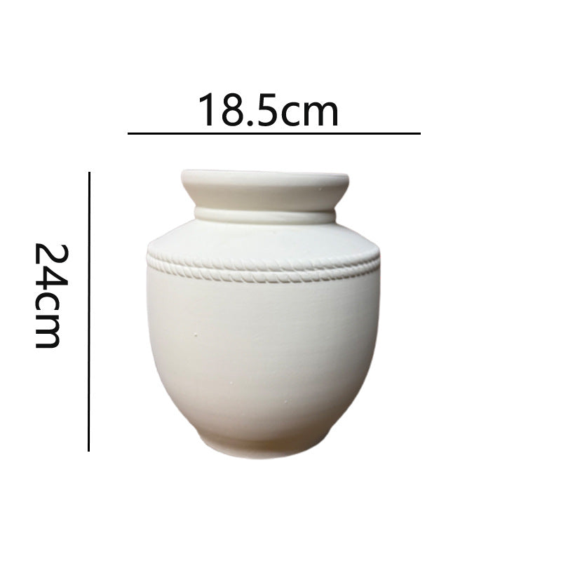 Handgefertigte Tonvase Karnz