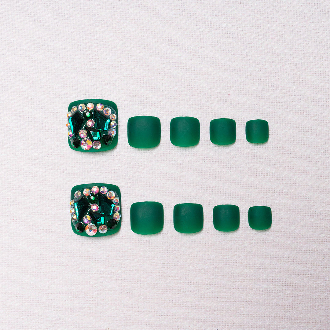 Dekorative Strass Pediküre Nagelkunst  1791110340