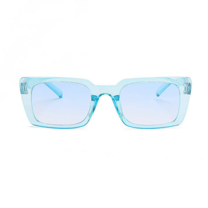 Damen quadratische Sonnenbrille mit tierischem Muster Karnz
