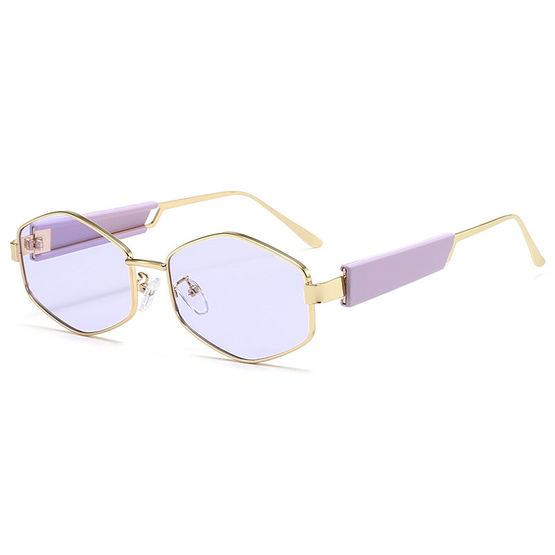 Modische achteckige Sonnenbrille