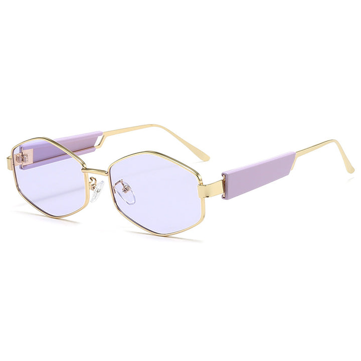 Modische achteckige Sonnenbrille