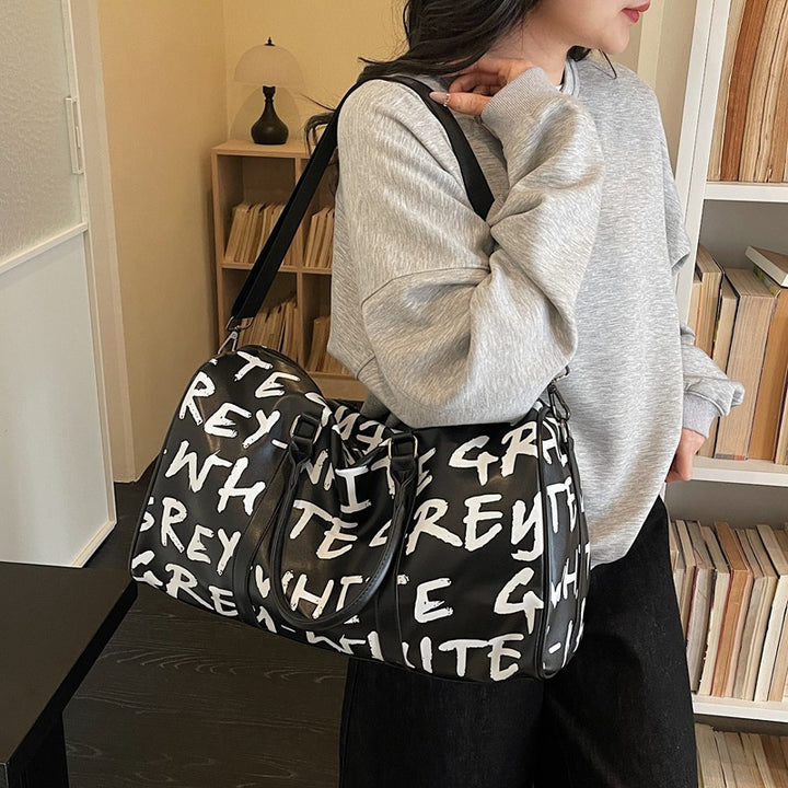 Stylischer Grafikdruck Duffelbag Karnz