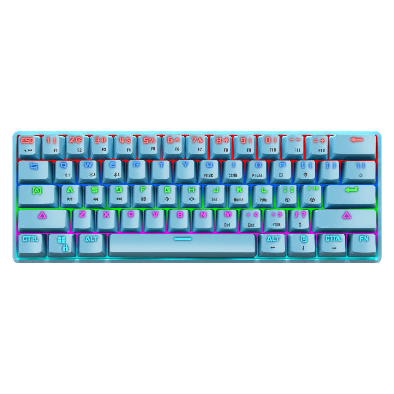 Kompakte mechanische Gaming-Tastatur mit hintergrundbeleuchteten Tasten Karnz