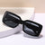 Damen Oversized Sonnenbrille mit luxuriösem transparenten Rahmen Karnz
