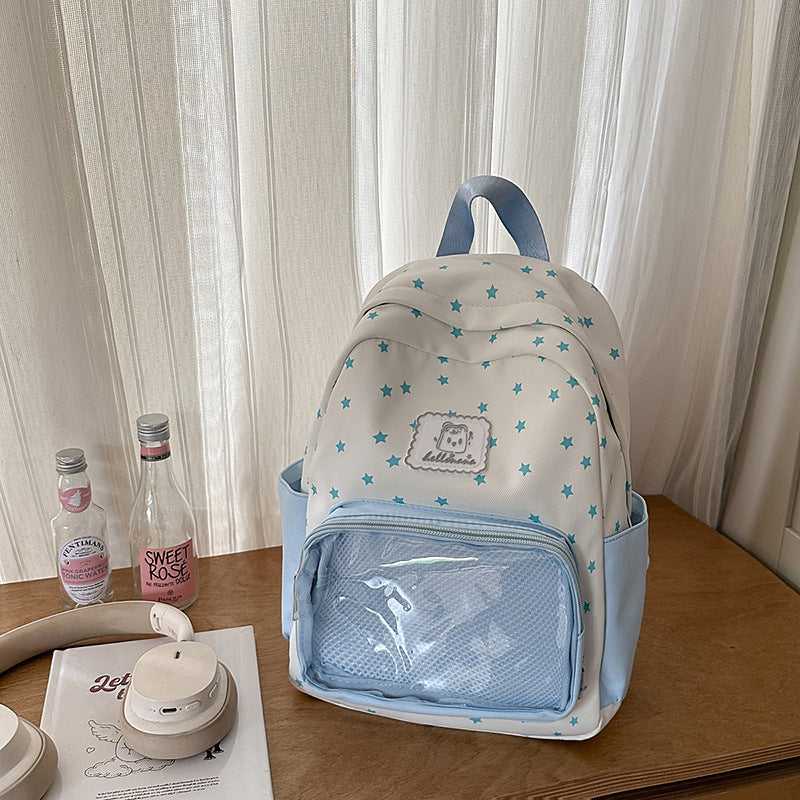 Niedlicher Sternenmuster-Rucksack