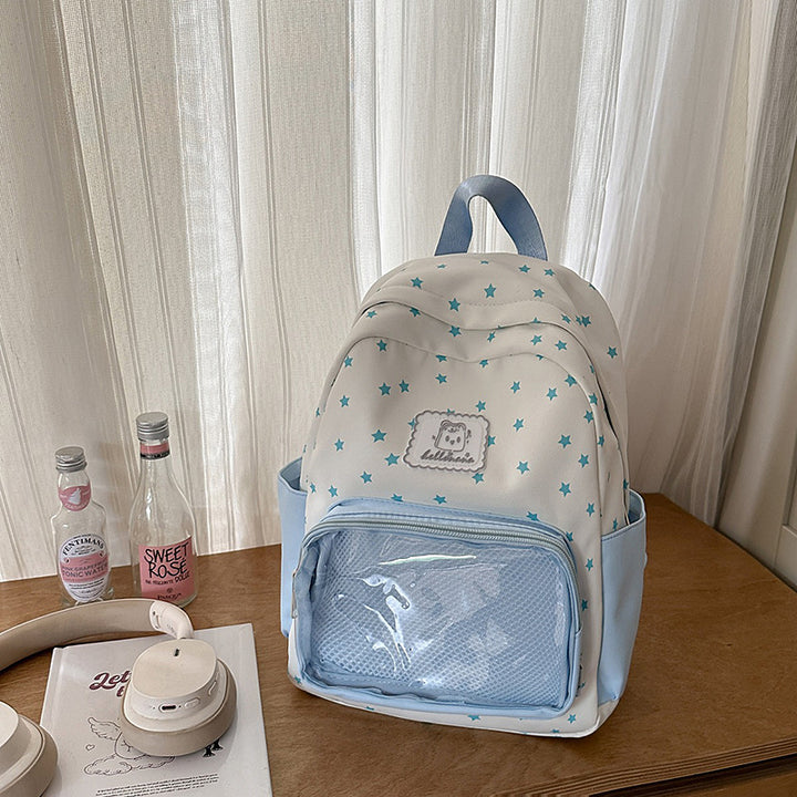Niedlicher Sternenmuster-Rucksack