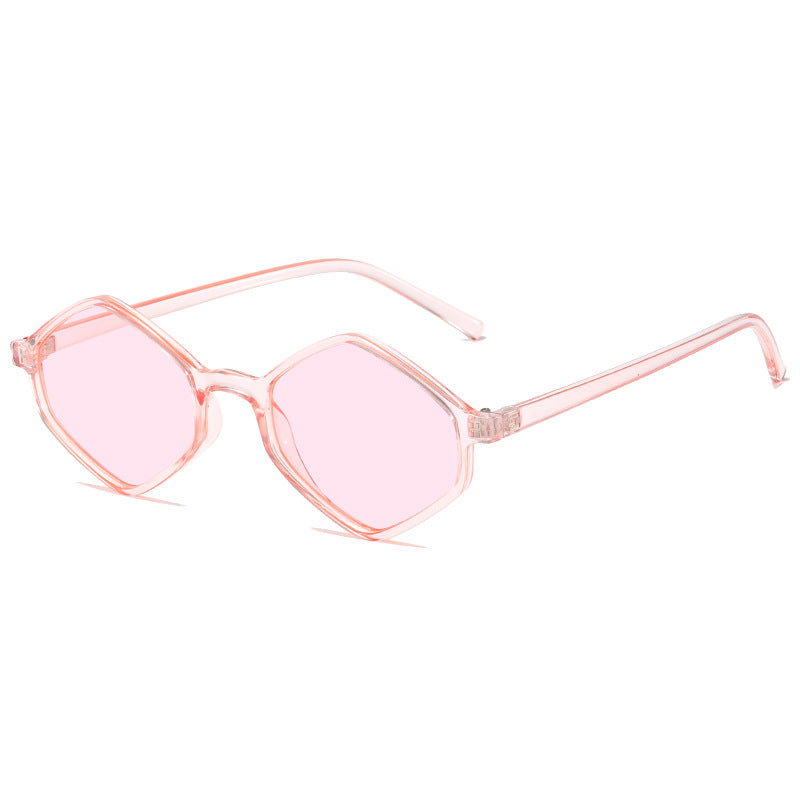 Damen stylische geometrische Sonnenbrille mit elegantem Rahmen Karnz