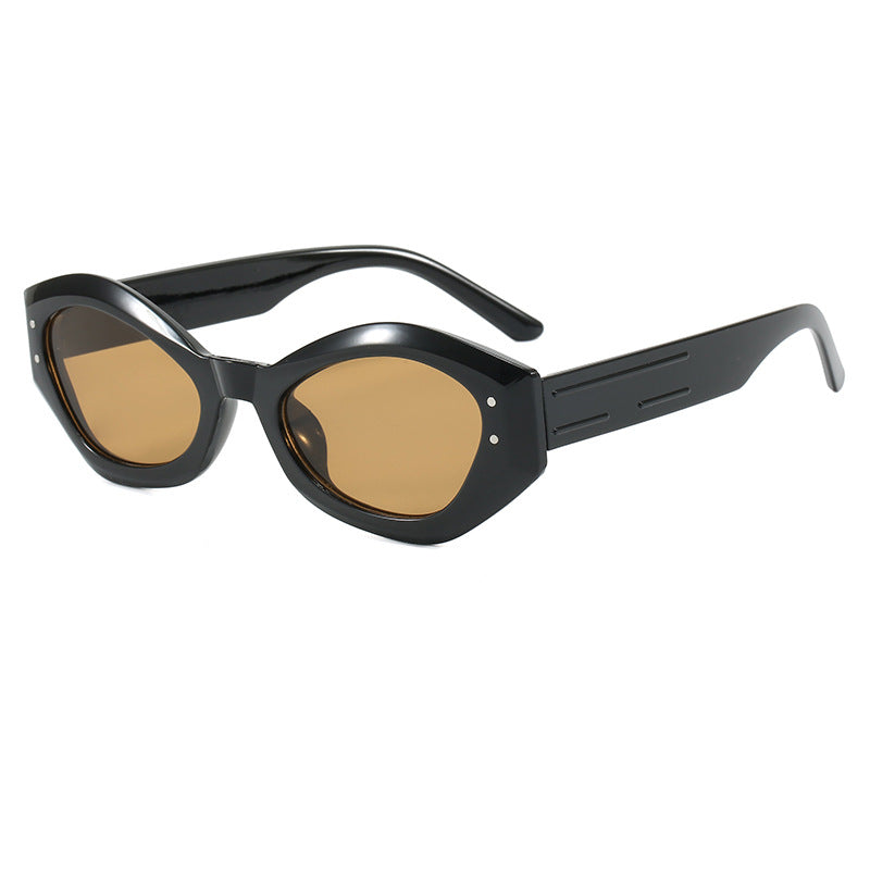 Damen Cat-Eye Sonnenbrille mit modernem Design und breitem Rahmen Karnz