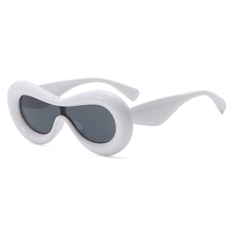 Damen futuristische Design-Sonnenbrille Karnz