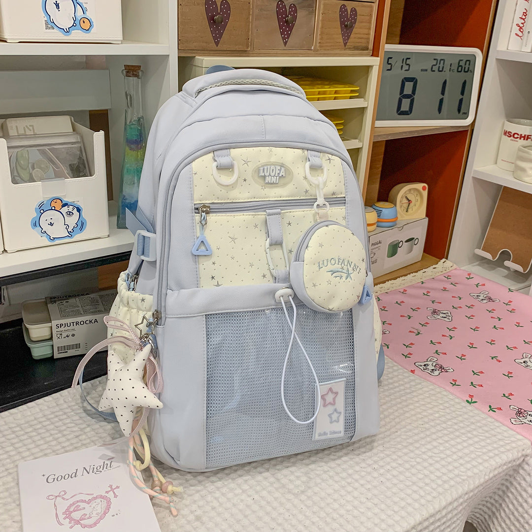 Stylischer Multifunktions-Rucksack mit gepolsterten Gurten Karnz