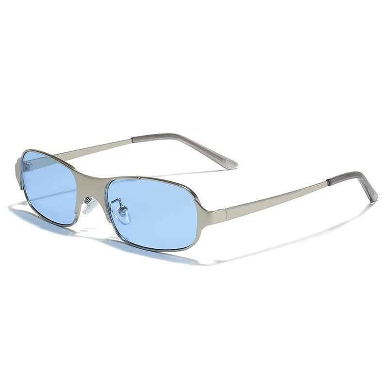 Damen moderne rechteckige Sonnenbrille mit UV-Schutz und komfortablem Gestell Karnz