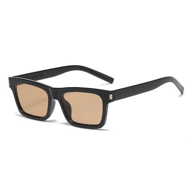 Damen elegante rechteckige Sonnenbrille mit polarisierten Gläsern Karnz
