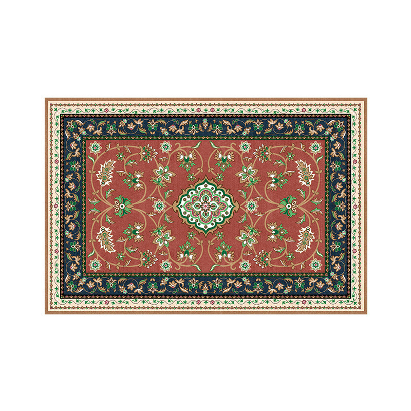 Floral-Patterned Luxury Bath Mat Karnz