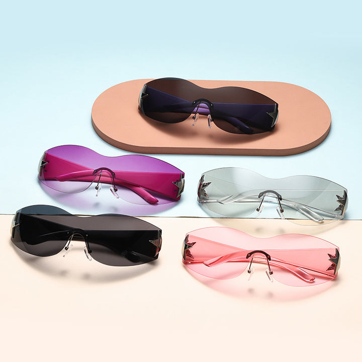 Damen Sportliche Fashion-Sonnenbrille mit schützendem UV-Schutz Karnz