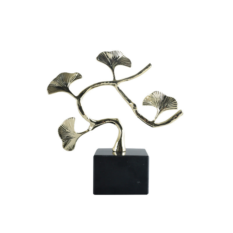Ginkgo Blatt Dekorative Skulptur