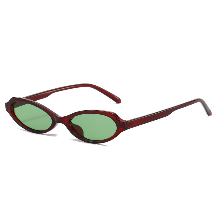 Modische ovale Rahmen-Sonnenbrille Karnz