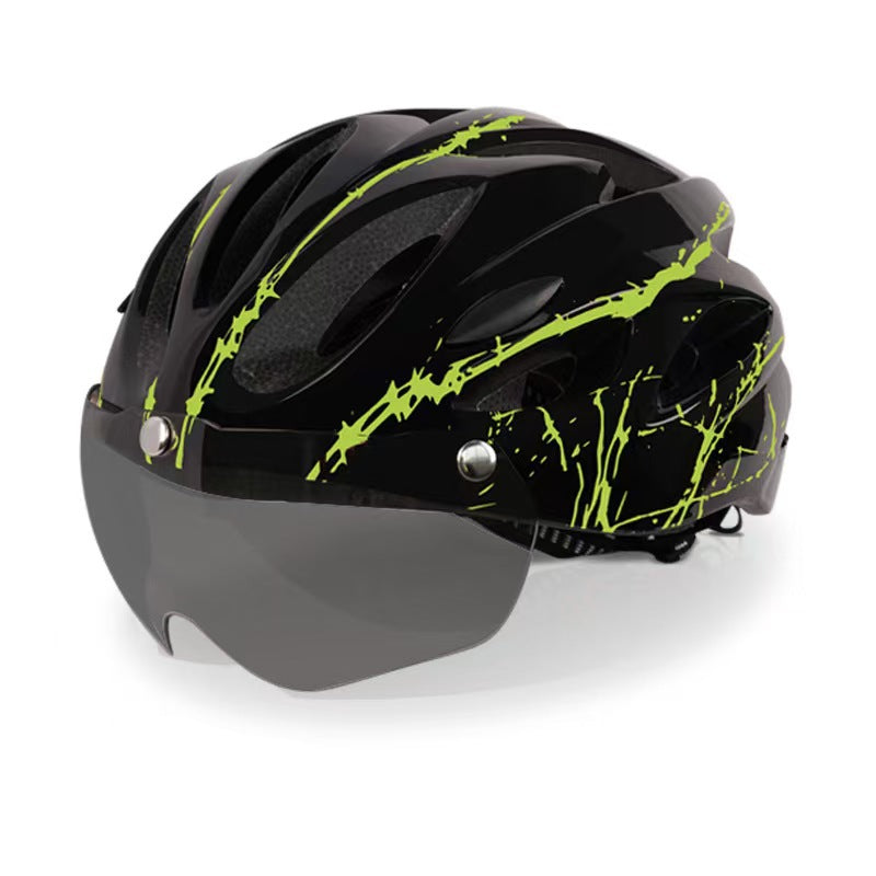 Sportlicher Fahrradhelm mit Integriertem Visier Karnz