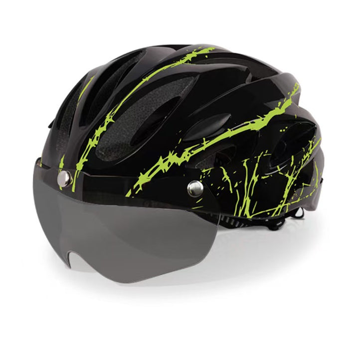 Sportlicher Fahrradhelm mit Integriertem Visier Karnz