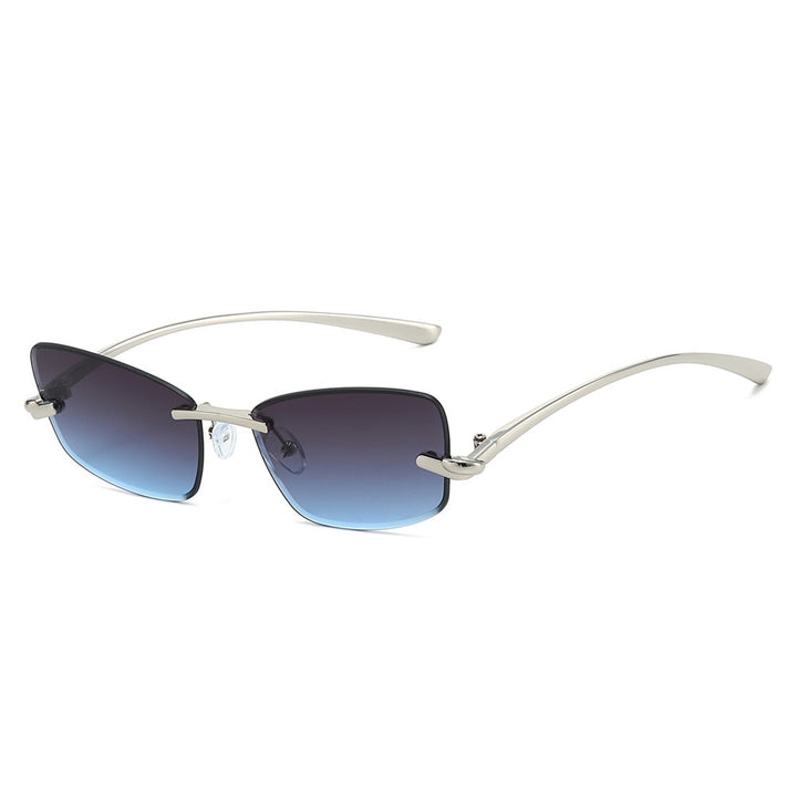 Luxuriöse Sonnenbrille mit weitem Rand Karnz
