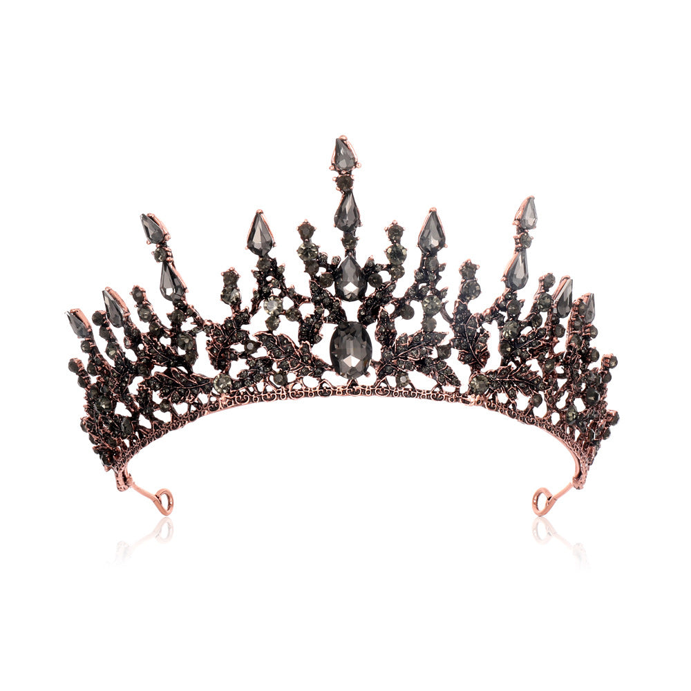 Damen Elegante Tiara mit funkelnden Kristallen Karnz