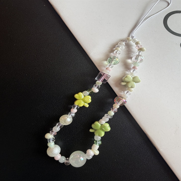 Farbige Charm Perlen Halskette Karnz