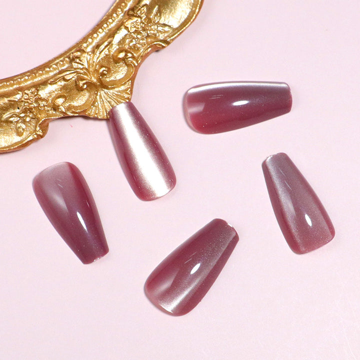 Premium Glänzende Press-On Nagelspitzen Set Karnz