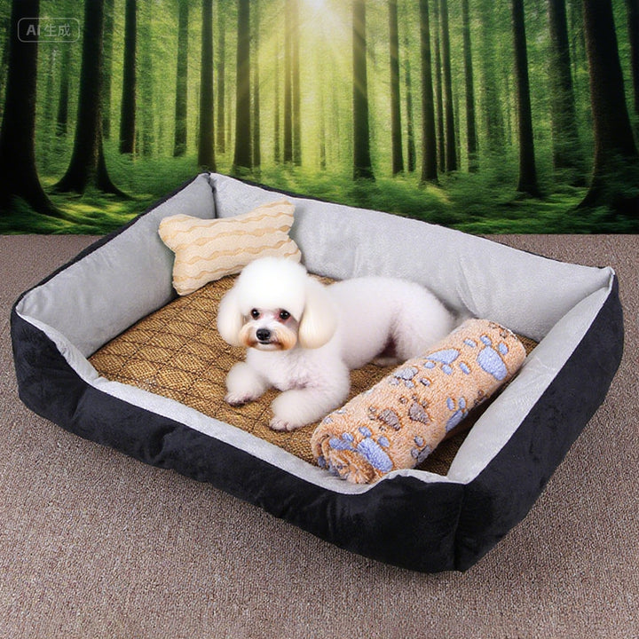Plüsch-Orthopädisches Hundebett
