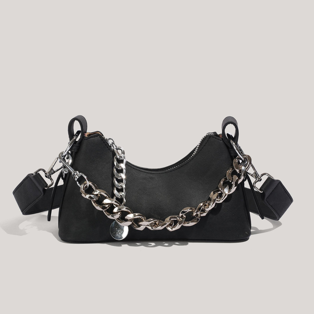 Stylische Ketten-Detail-Handtasche Karnz