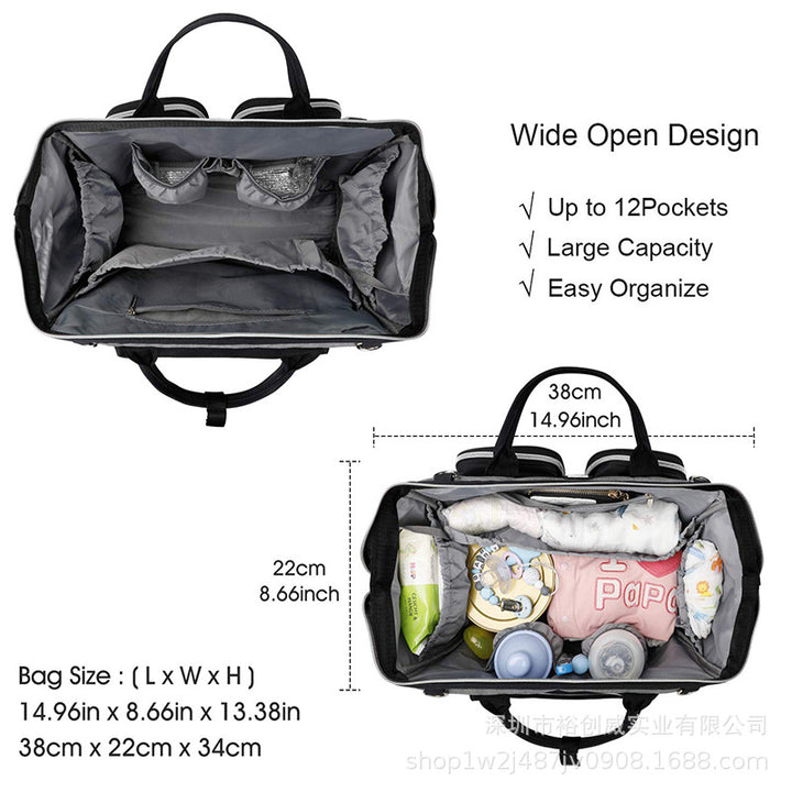 Vielseitige Babypflege-Organizer-Tasche Karnz