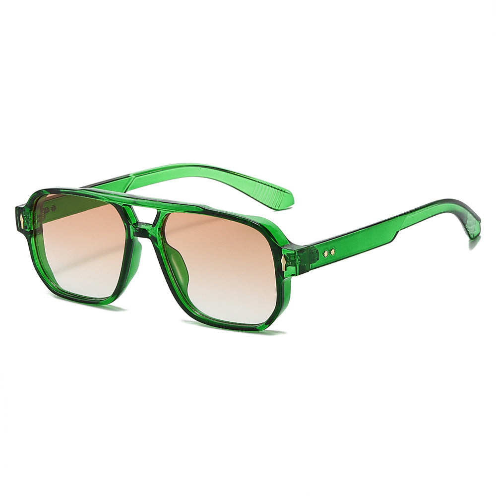 Oversized geometrische Sonnenbrille mit verbesserter UV-Schutz Karnz