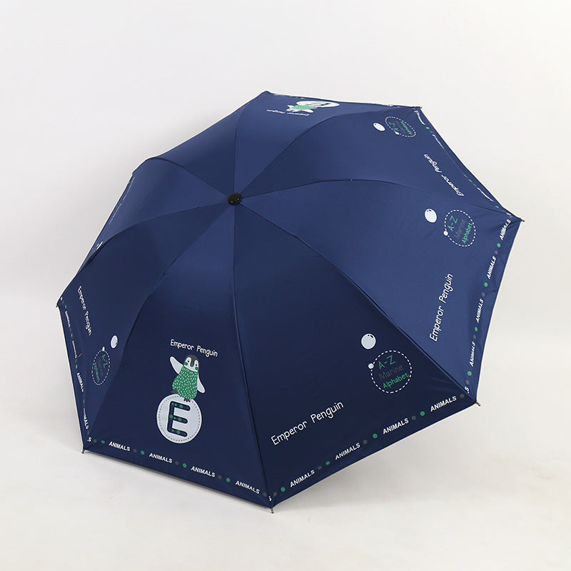 Damen Falt-Regenschirm mit lustigem Tierdesign Karnz