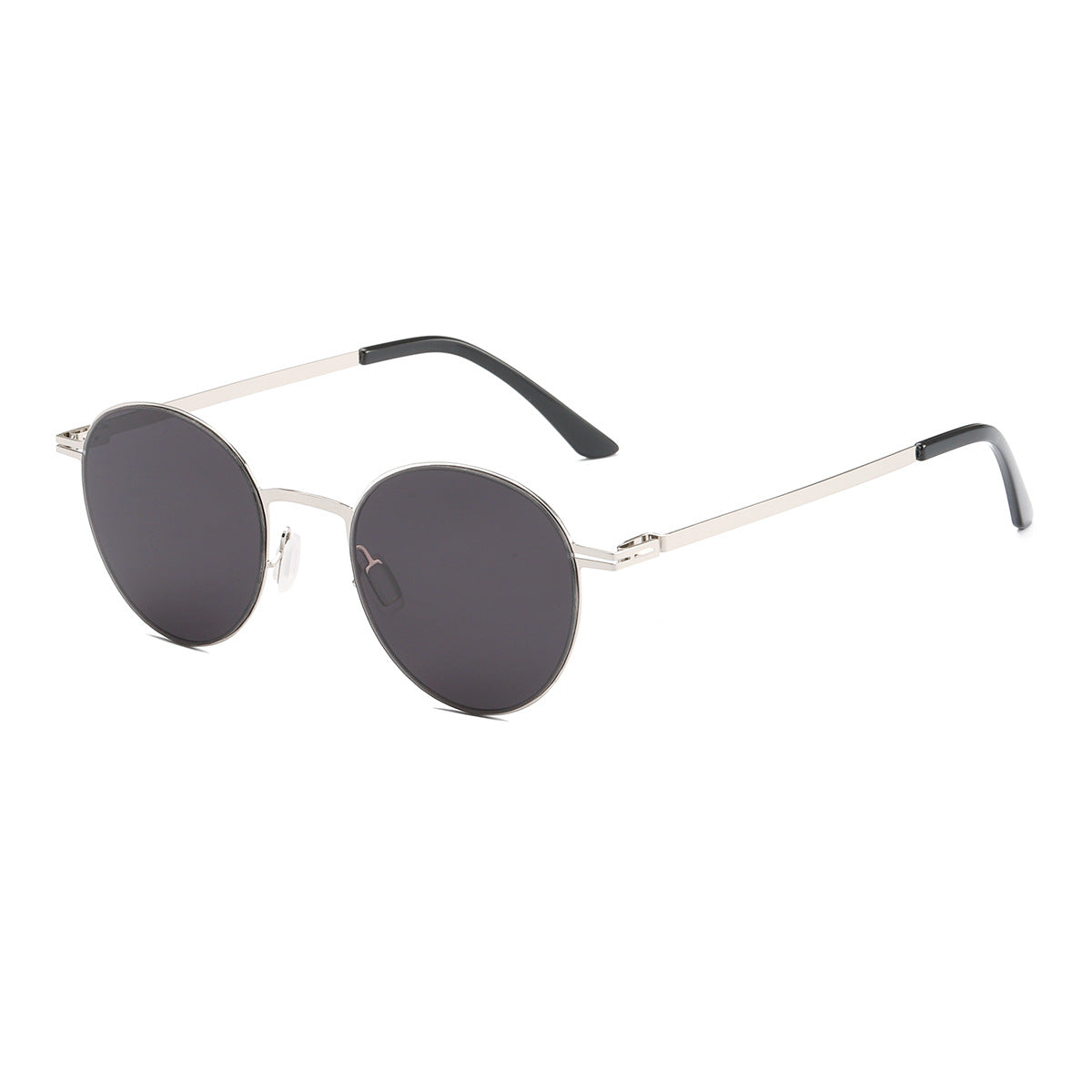 Damen elegante runde Sonnenbrille mit UV-Schutz Karnz