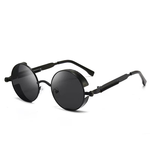 Retro-Runde-Fassung-Sonnenbrille Karnz