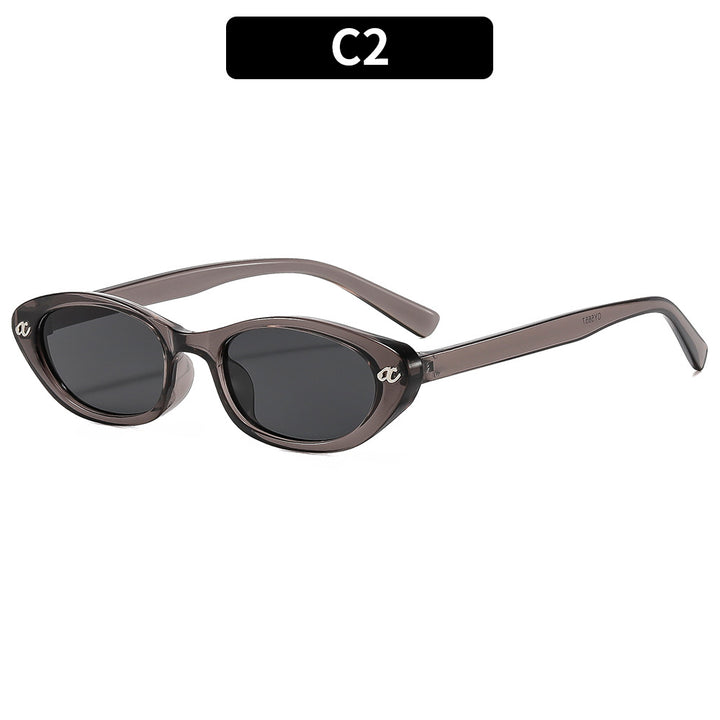 Retro-inspirierte eckige Sonnenbrille