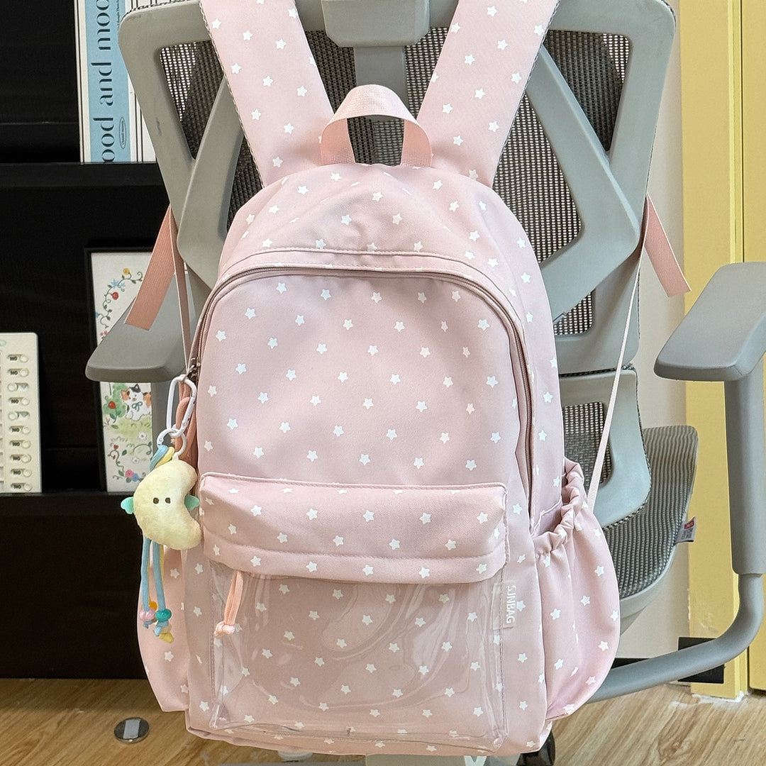 Niedlicher Sternenbedruckter Freizeit-Rucksack Karnz