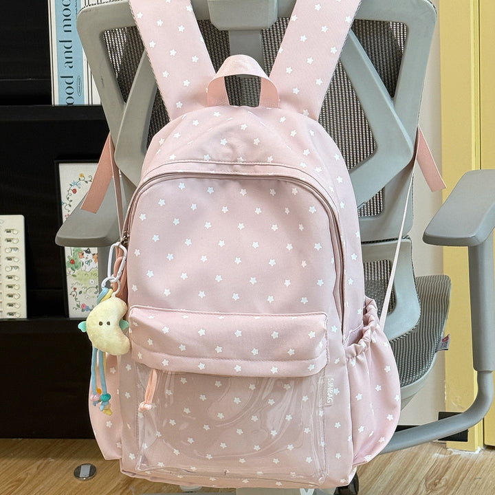 Niedlicher Sternenbedruckter Freizeit-Rucksack Karnz