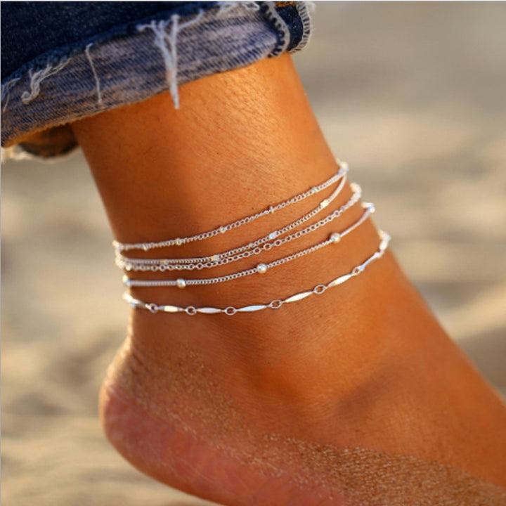 Elegante Ketten Fußkette Karnz