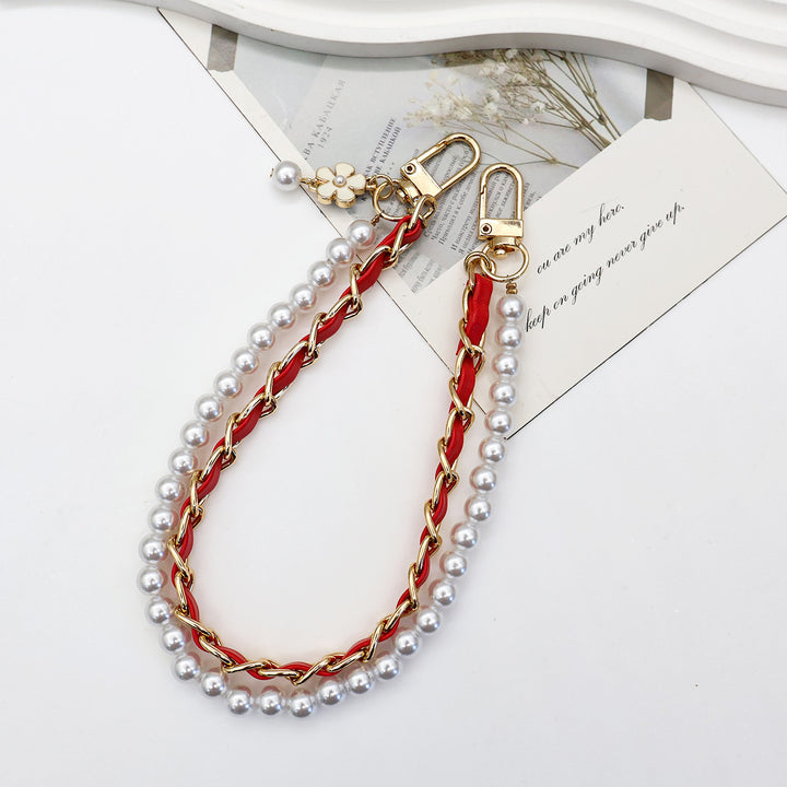 Stilvolle mit Perlen verzierte Brillenband Karnz