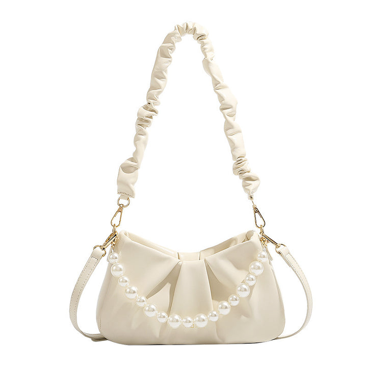 Elegante Perlenakzent Sling-Tasche Karnz