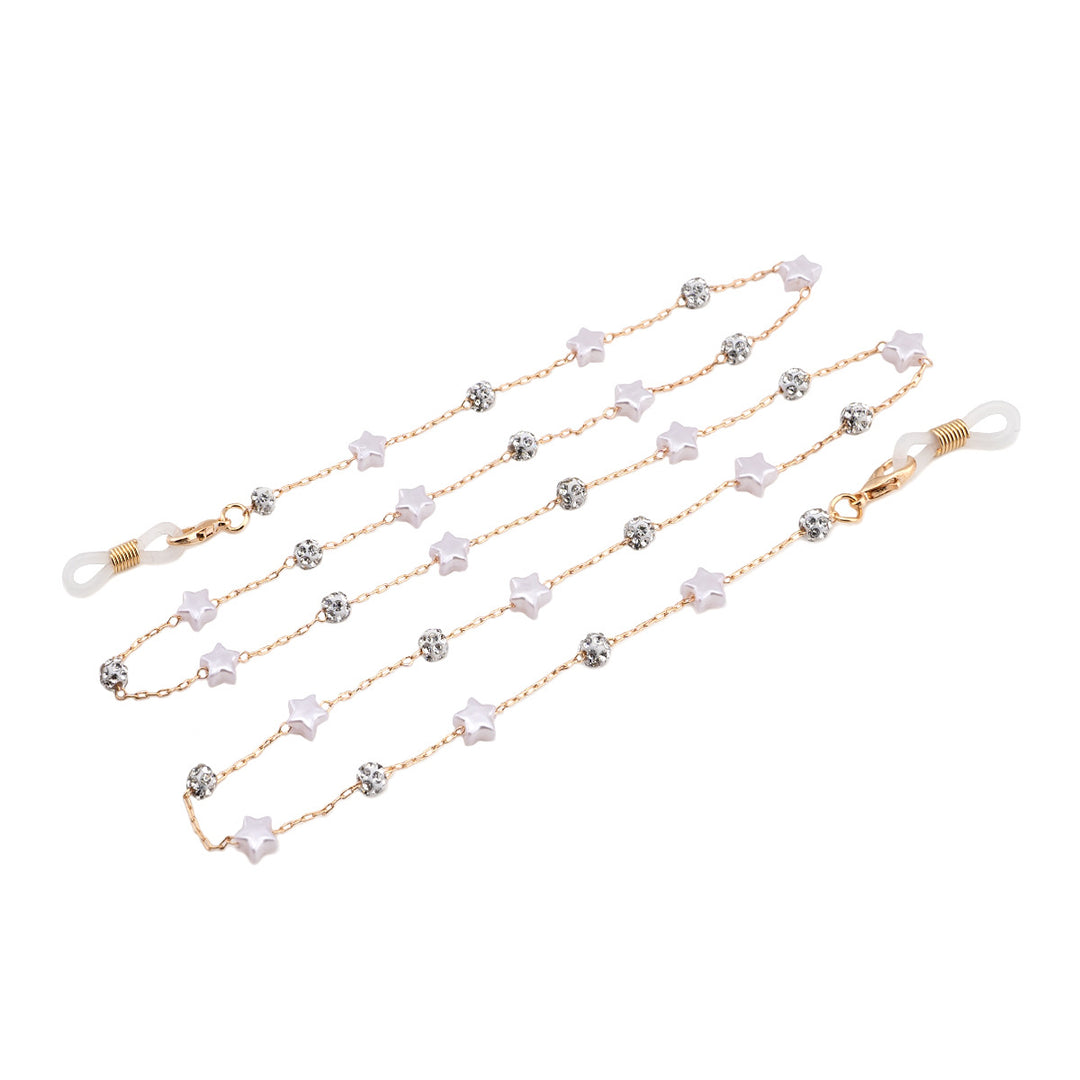 Elegante Kristall- und Perlenbrillenketten Karnz