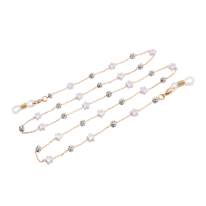Elegante Kristall- und Perlenbrillenketten Karnz
